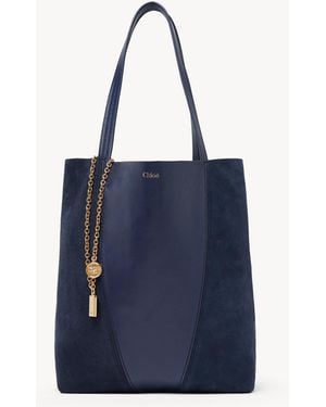 Chloé Spin Tote Bag - Blue