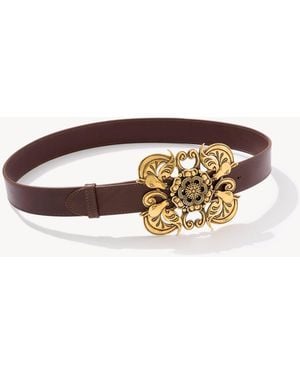 Chloé The Wild Medallion Belt - Brown