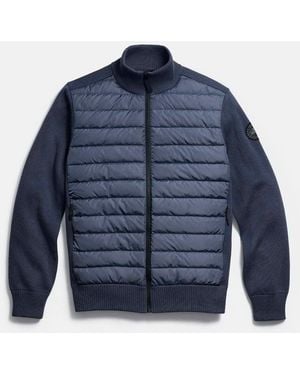 Canada Goose Hybridge Knit Jacket - Blue