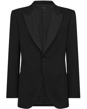 Tom Ford Japanese Grain De Poudre Jacket - Black