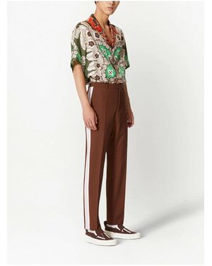Valentino Tailoring Wool Trousers - White
