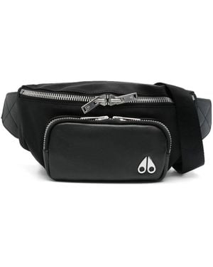 Moose Knuckles Logo Hip Bag - Black