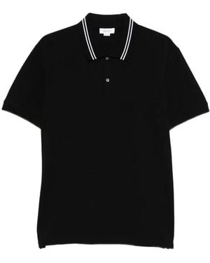 McQueen Jacquard Collar Polo - Black