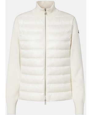 Moncler Hybrid Cardigan - White