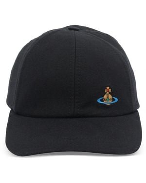 Vivienne Westwood Orb Baseball Cap - Black