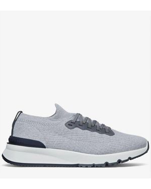 Brunello Cucinelli Knitted Trainers - White