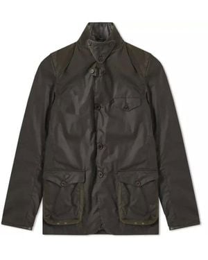 Barbour Beacon Wax Jacket - Black