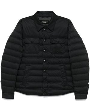 Dolce & Gabbana Down Overshirt - Black