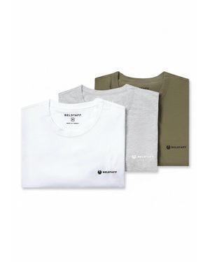 Belstaff Squd 3 Pack T Shirts - Multicolour