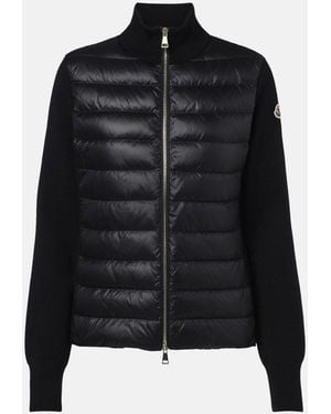 Moncler Hybrid Cardigan - Black