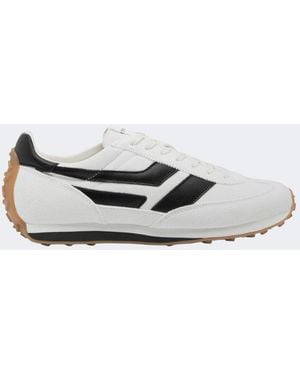 Tom Ford Suede + Tech Fabric Mick Trainers - White