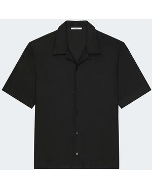 Givenchy Branded Bowling Shirt - Black