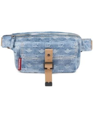 DSquared² D2 Monogram Belt Bag - Blue
