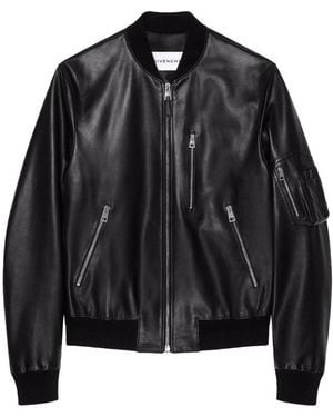 Givenchy Leather Jacket - Black