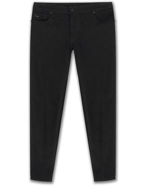 Emporio Armani Distressed Denim Jeans - Black