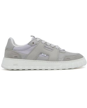Ami Paris Leather Walk Trainers - Grey