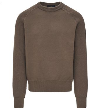 Belstaff Aspect Crewneck Jumper - Brown