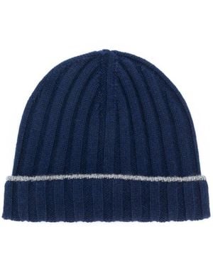 Brunello Cucinelli Cashmere Beanie - Blue