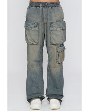 Amiri Drawstring BAGGY Cargo Jean - Grey