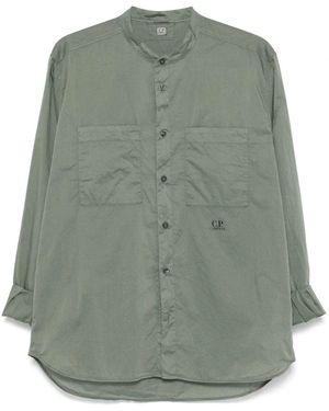 C.P. Company Banded Collar Shirt - Green