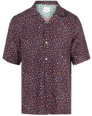 Paul Smith Regular Fit Printed Shirt - Purple