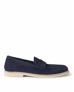 Brunello Cucinelli Suede Loafers - Blue