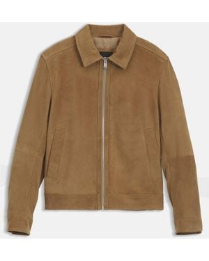 BOSS H Malbano 7 Leather Jacket - Natural