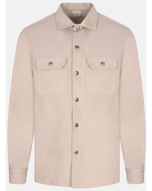 Brunello Cucinelli Overshirt - Natural