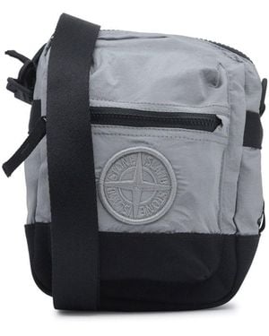 Stone Island Nylon Metal Cross Body Bag - Black