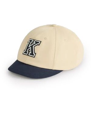 KENZO K Letter Baseball Cap - White