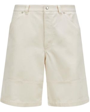 Moncler Archive Logo Shorts - White