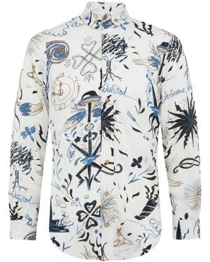 Vivienne Westwood 2 Button Krall Shirt - White