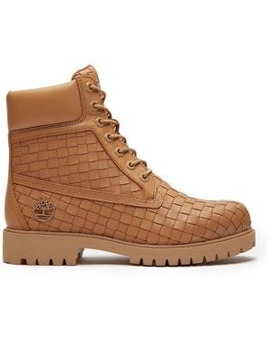 Timberland Woven Textured Premium 6-inch Boot - Brown
