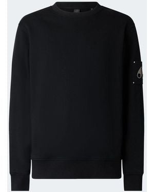 Moose Knuckles Hartsfield Crew Sweatshirt - Black