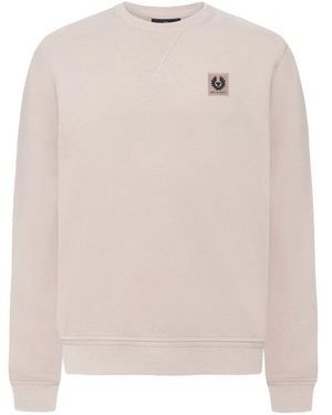 Belstaff Patch Logo Sweatshirt - White