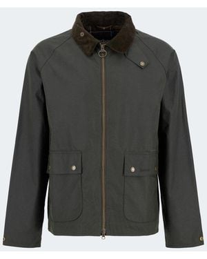 Barbour Short Bedale Wax Jacket - Black