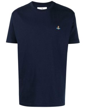 Vivienne Westwood Classic Orb T Shirt - Blue