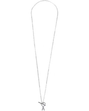 Ami Paris Adc Chain Necklace - White