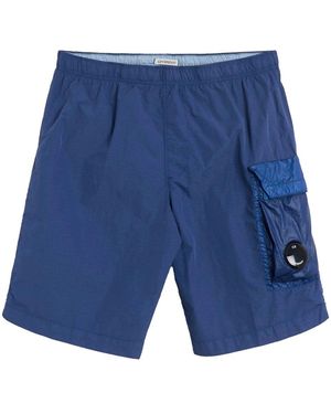 C.P. Company Cargo Swim Shorts - Blue