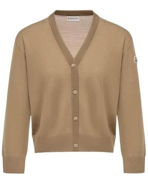 Moncler Hybrid Cardigan - Natural