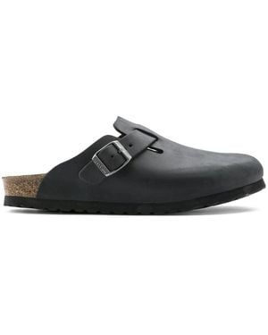 Birkenstock Boston Leather Oiled Clog - Black