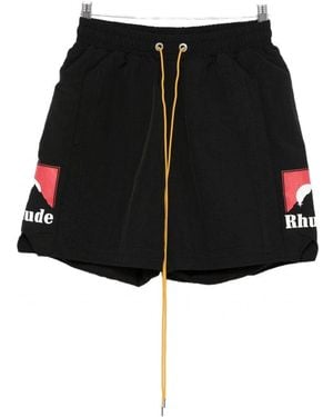Rhude Moonlight Logo Shorts - Black