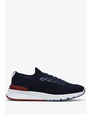 Brunello Cucinelli Knitted Trainers - Blue