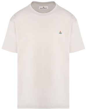 Vivienne Westwood Classic Orb T Shirt - White