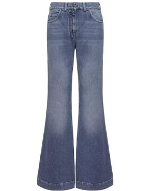 Moncler Flared Denim Jeans - Blue
