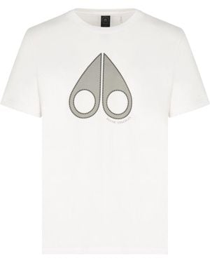 Moose Knuckles Tandem T Shirt - White