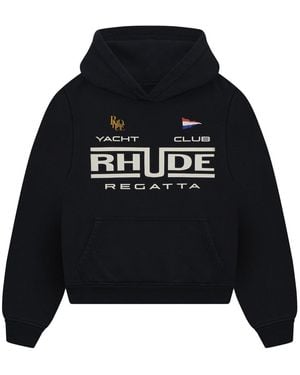 Rhude Regatta Club Hoodie - Black