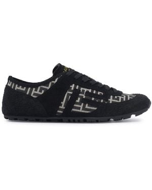 Balmain Racer 45 Monogram Trainers - Black