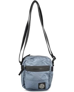 Stone Island S0251 Crossbody Bag - Blue