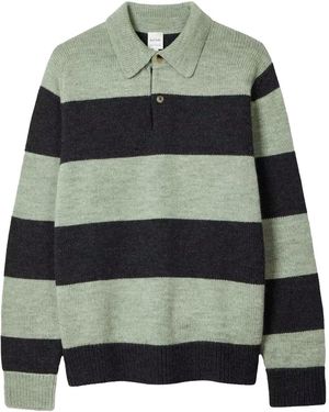 Paul Smith Striped Wool Jumper - Grey
